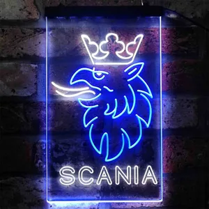 Scania Logo Neon-Like LED Sign