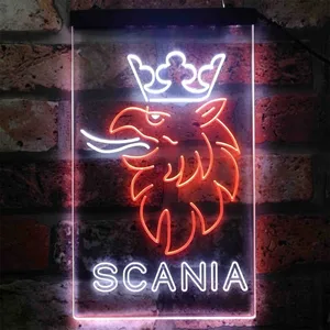 Scania Logo Neon-Like LED Sign