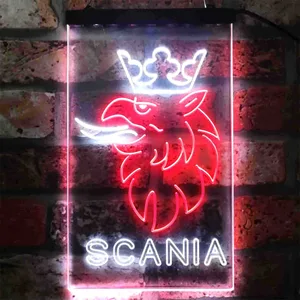 Scania Logo Neon-Like LED Sign
