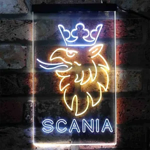 Scania Logo Neon-Like LED Sign