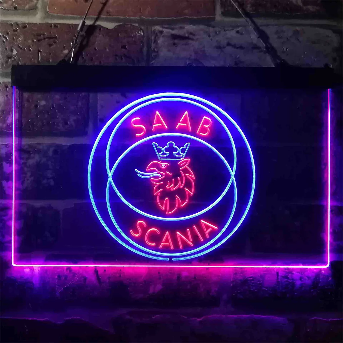 Scania Saab Neon-Like LED Sign