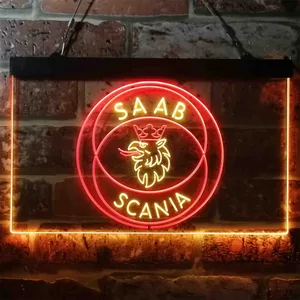 Scania Saab Neon-Like LED Sign
