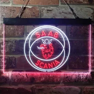 Scania Saab Neon-Like LED Sign