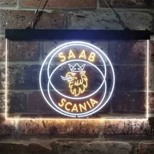 Scania Saab Neon-Like LED Sign