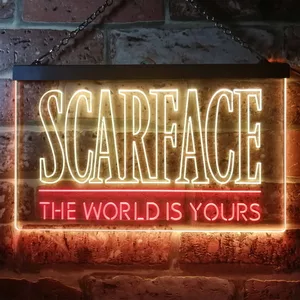 Scarface The World Is Yours Neon-Like LED Sign