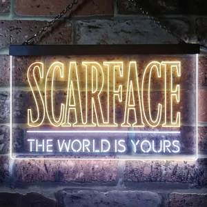 Scarface The World Is Yours Neon-Like LED Sign