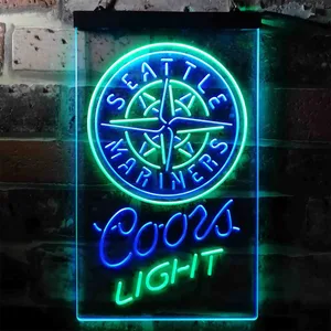 Seattle Mariners Coors Light Neon-Like LED Sign