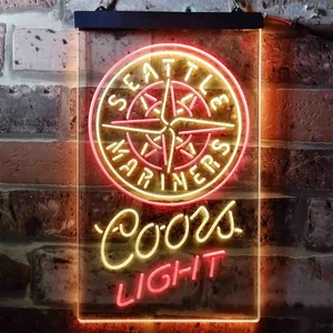Seattle Mariners Coors Light Neon-Like LED Sign