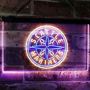 Seattle Mariners Logo 1 Neon-Like LED Sign