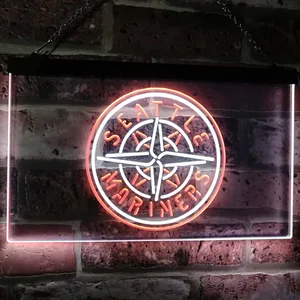 Seattle Mariners Logo 1 Neon-Like LED Sign