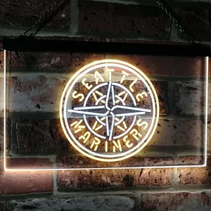Seattle Mariners Logo 1 Neon-Like LED Sign