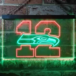 Seattle Seahawks 12th man Neon-Like LED Sign