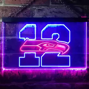 Seattle Seahawks 12th man Neon-Like LED Sign