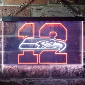 Seattle Seahawks 12th man Neon-Like LED Sign
