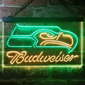 Seattle Seahawks Budweiser Neon-Like LED Sign