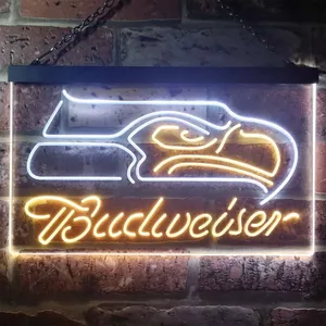 Seattle Seahawks Budweiser Neon-Like LED Sign