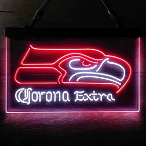 Seattle Seahawks Corona Extra Neon-Like LED Sign