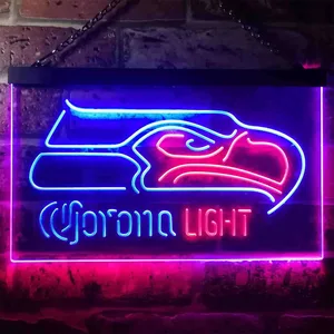 Seattle Seahawks Corona Light Neon-Like LED Sign
