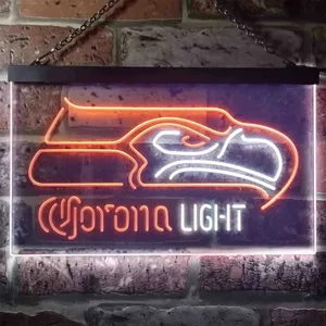 Seattle Seahawks Corona Light Neon-Like LED Sign