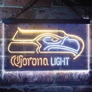 Seattle Seahawks Corona Light Neon-Like LED Sign