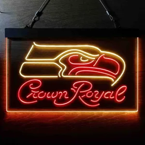 Seattle Seahawks Crown Royal Neon-Like LED Sign