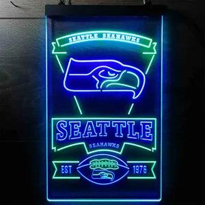 Seattle Seahawks EST 1976 Neon-Like LED Sign