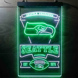 Seattle Seahawks EST 1976 Neon-Like LED Sign