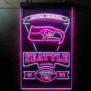 Seattle Seahawks EST 1976 Neon-Like LED Sign