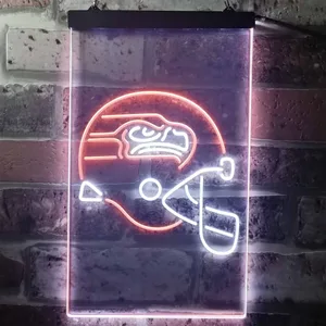 Seattle Seahawks Helmet Neon-Like LED Sign