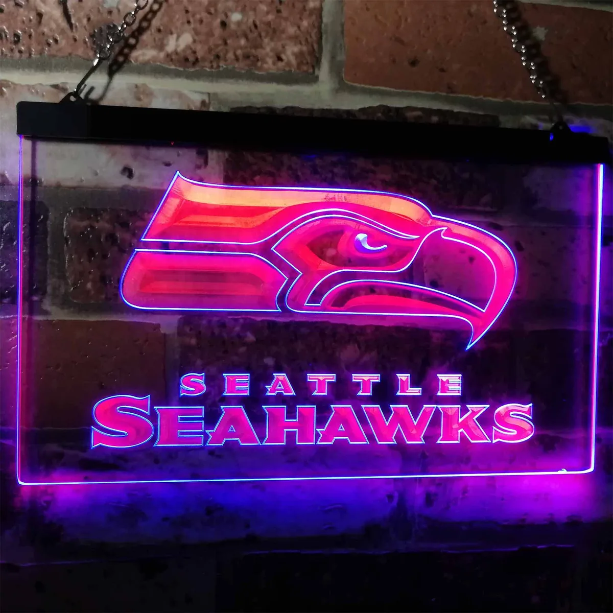 Seattle Seahawks Logo 1 Neon-Like LED Sign