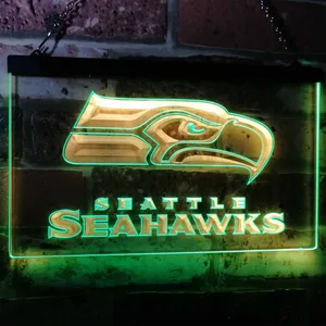 Seattle Seahawks Logo 1 Neon-Like LED Sign