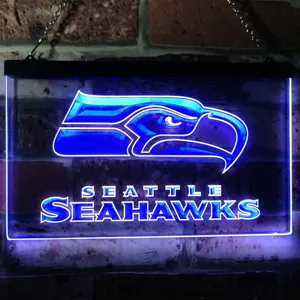 Seattle Seahawks Logo 1 Neon-Like LED Sign