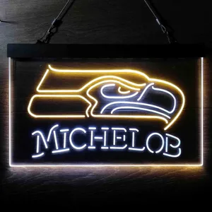Seattle Seahawks Michelob Neon-Like LED Sign