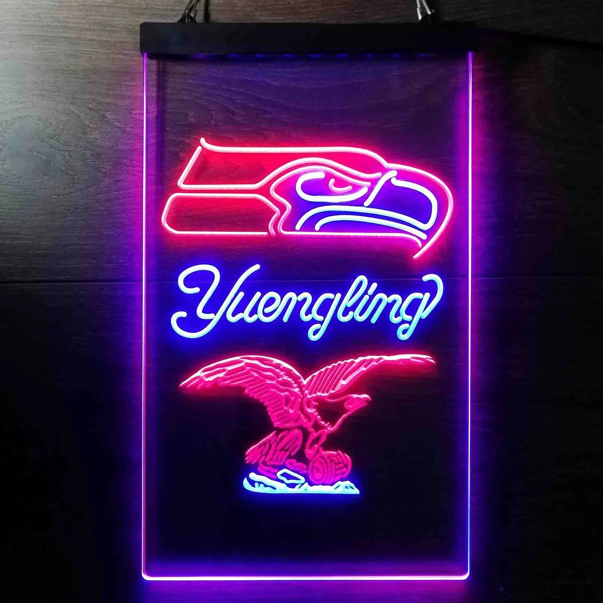 Seattle Seahawks Yuengling Neon-Like LED Sign