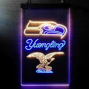Seattle Seahawks Yuengling Neon-Like LED Sign