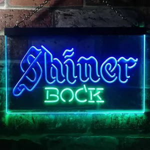 Shiner Bock Banner 1 Neon-Like LED Sign