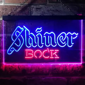 Shiner Bock Banner 1 Neon-Like LED Sign
