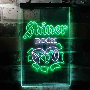 Shiner Bock Ram Neon-Like LED Sign