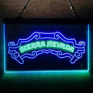 Sierra Nevada Plain Banner Neon-Like LED Sign