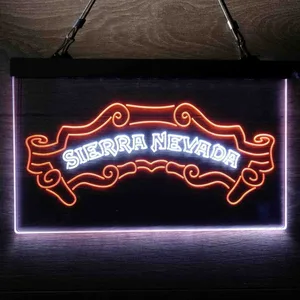 Sierra Nevada Plain Banner Neon-Like LED Sign