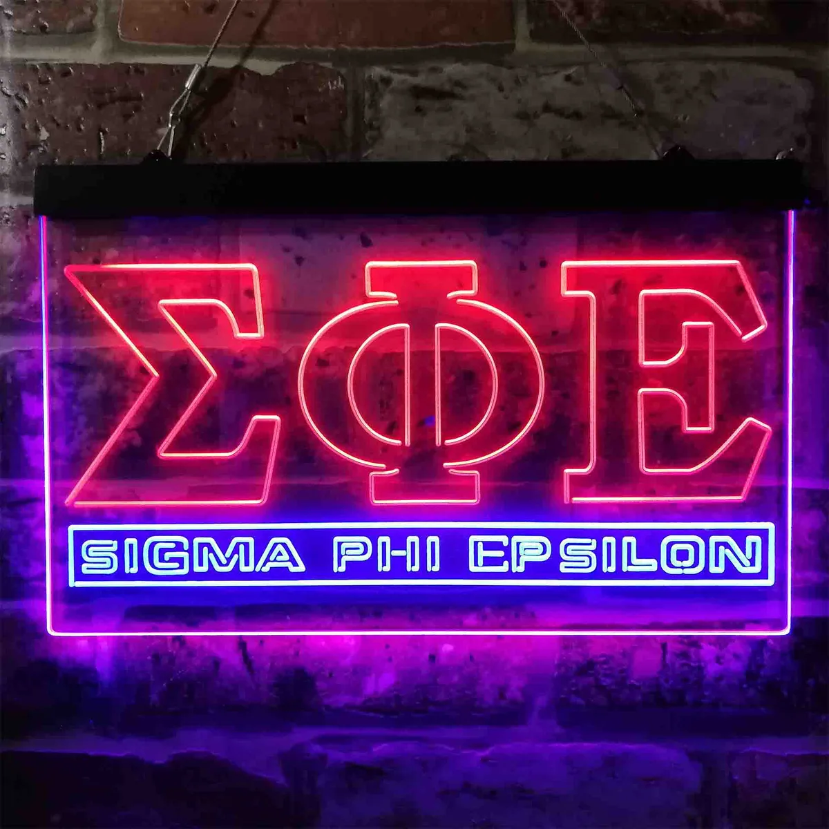 Sigma Phi Epsilon Symbol Neon-Like LED Sign