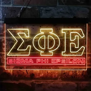 Sigma Phi Epsilon Symbol Neon-Like LED Sign