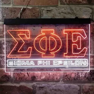 Sigma Phi Epsilon Symbol Neon-Like LED Sign