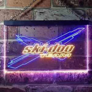 Ski Doo Team Neon-Like LED Sign