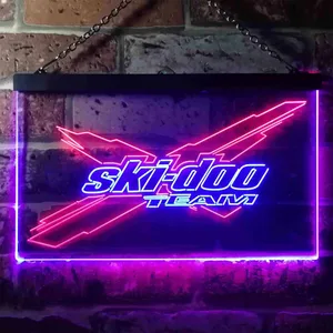 Ski Doo Team Neon-Like LED Sign
