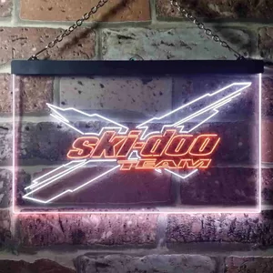 Ski Doo Team Neon-Like LED Sign