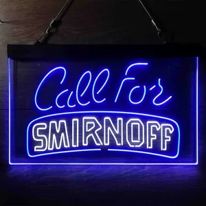 Smirnoff Call  Neon-Like LED Sign
