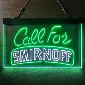 Smirnoff Call  Neon-Like LED Sign