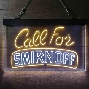 Smirnoff Call  Neon-Like LED Sign