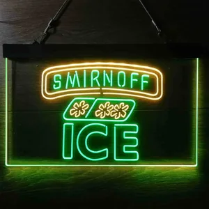 Smirnoff Ice Ice Cube Neon-Like LED Sign